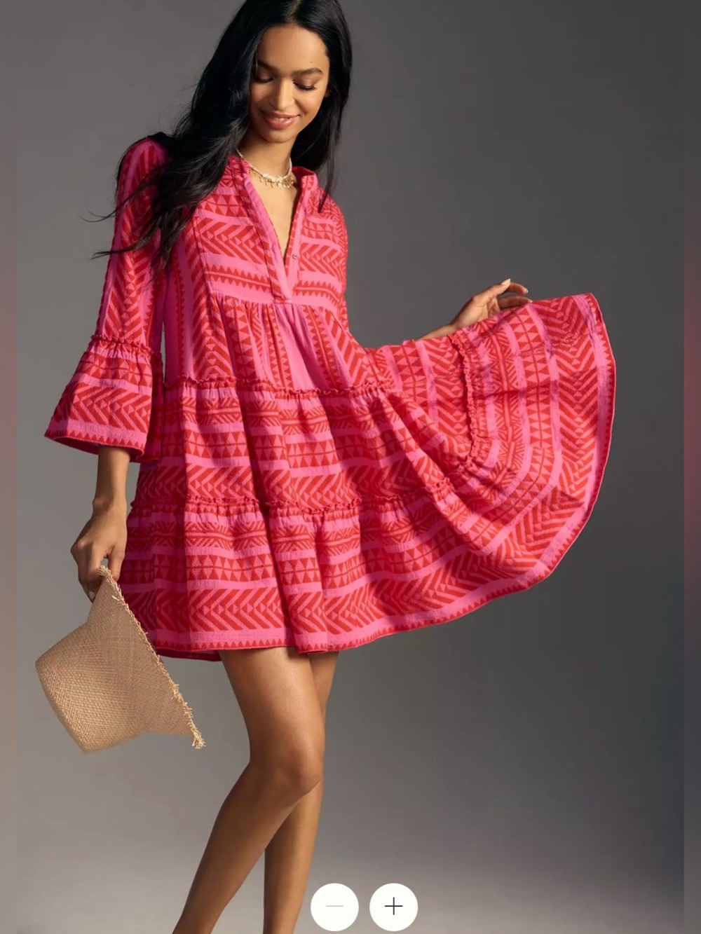 Devotion Twins Embroidered Ella Tunic Dress